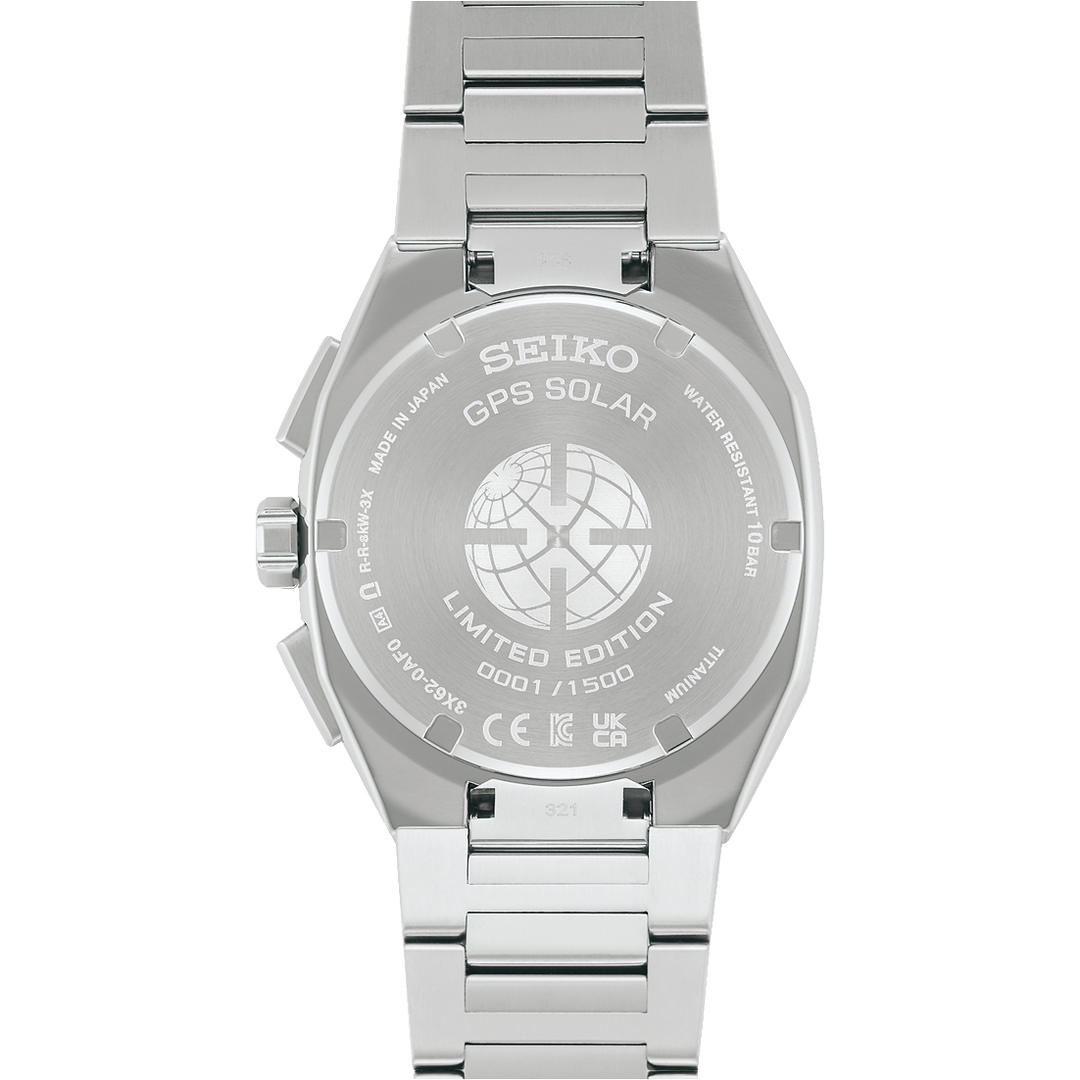 Seiko Astron 41.2mm Blue Dial Silver Strap