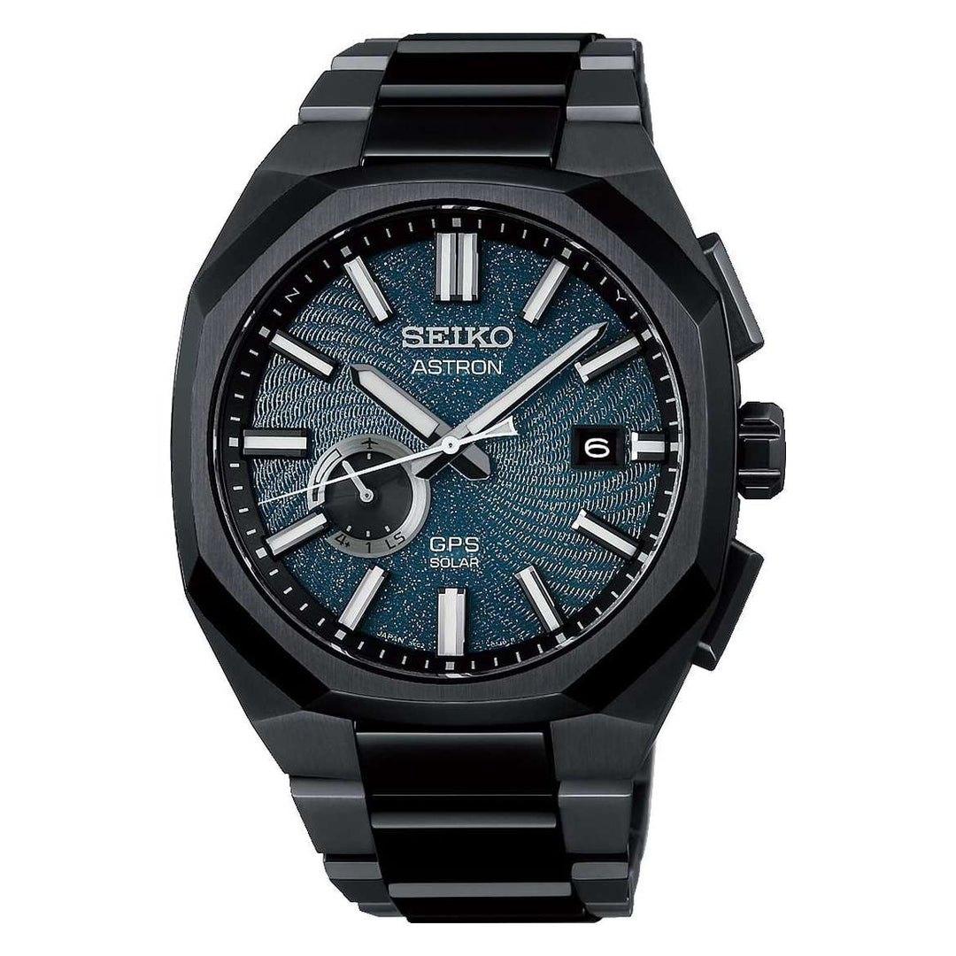 Seiko Astron 41.2mm Blue Dial Blue Strap