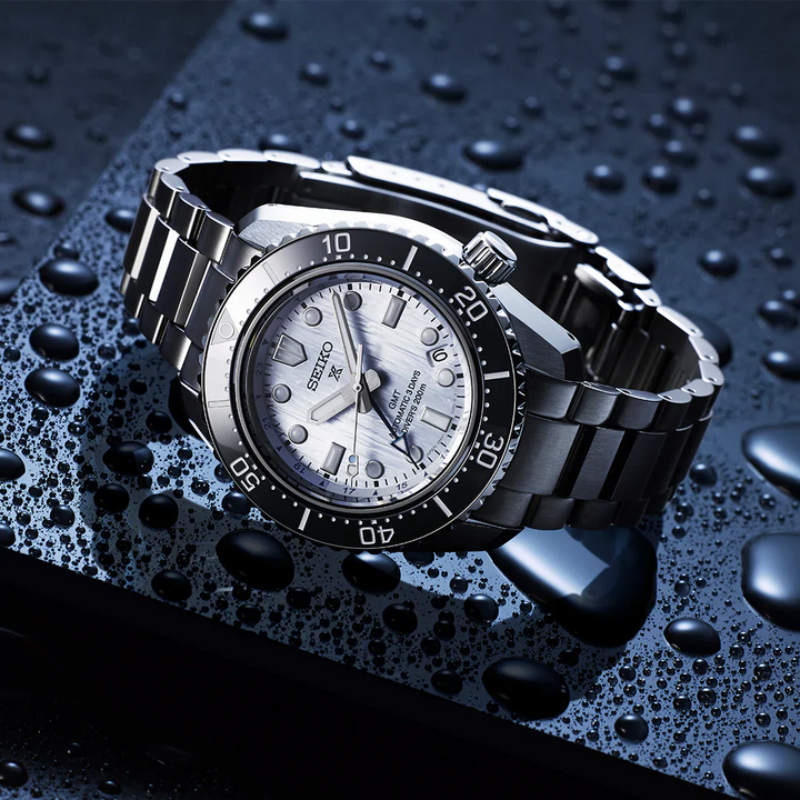 Seiko Prospex X Seiko Watchmaking 110th Anniversary Save the Ocean 42mm Blue Dial Silver Stainless Steel Bracelet