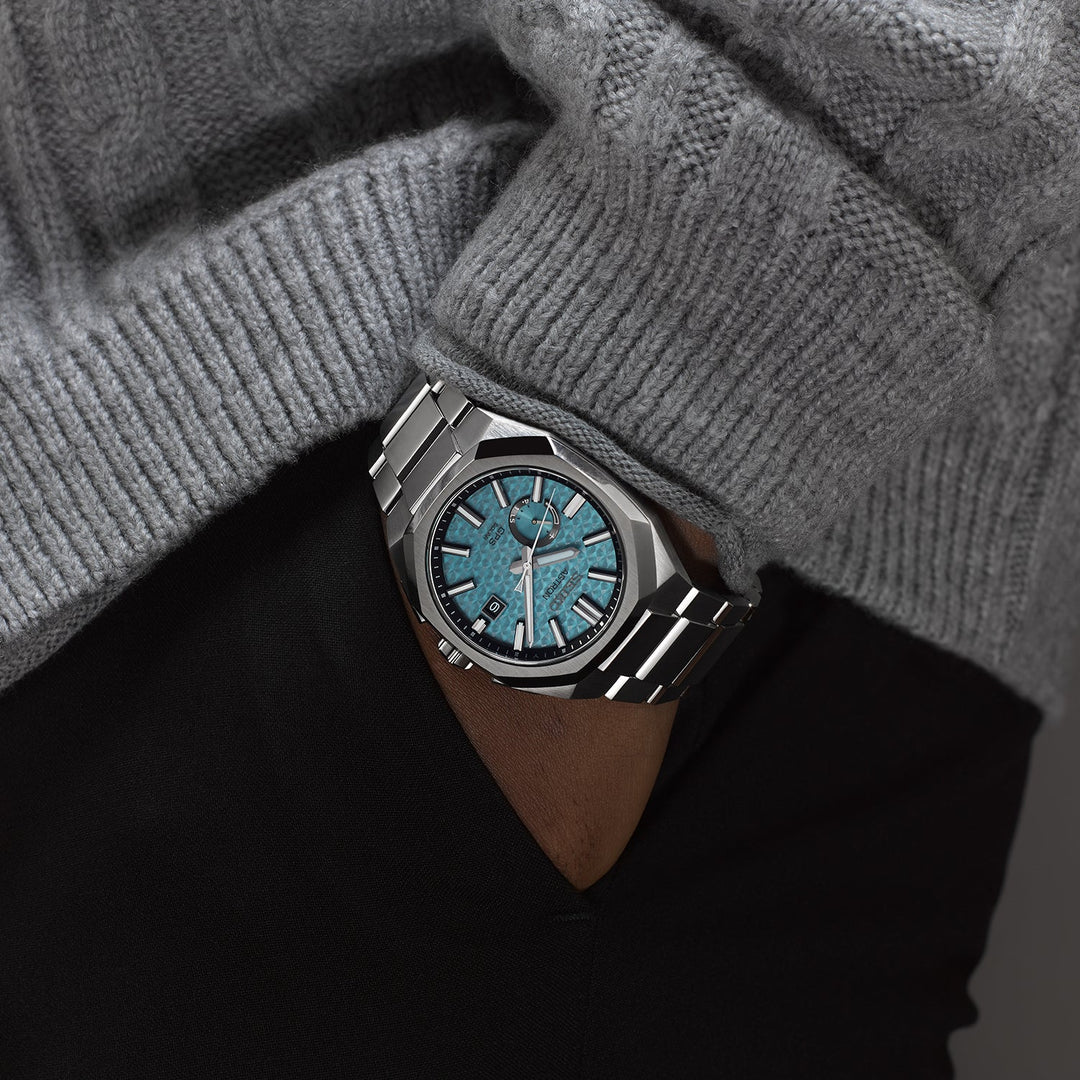 Seiko Astron 41.2mm Blue Dial Silver Strap