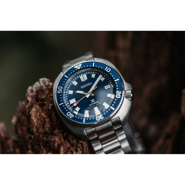 Seiko Prospex X Diver's Watch 55th Anniversary 42.7mm Blue Dial Silver Stainless Steel Bracelet