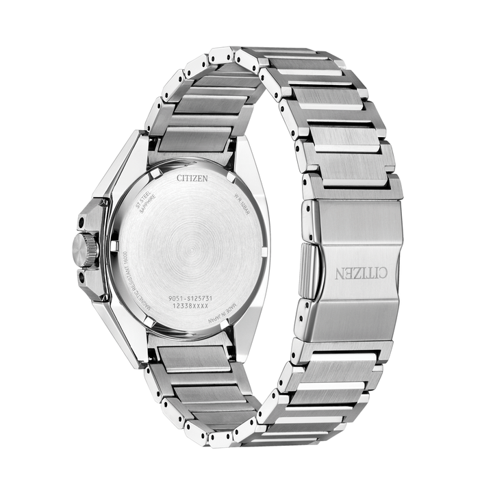 Citizen Series 8 40mm Black Dial Silver Strap